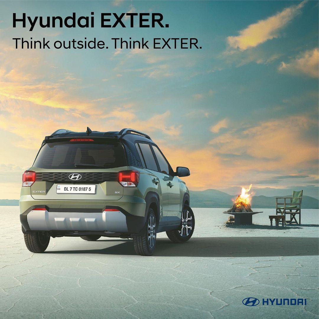 hyundai exter rear look