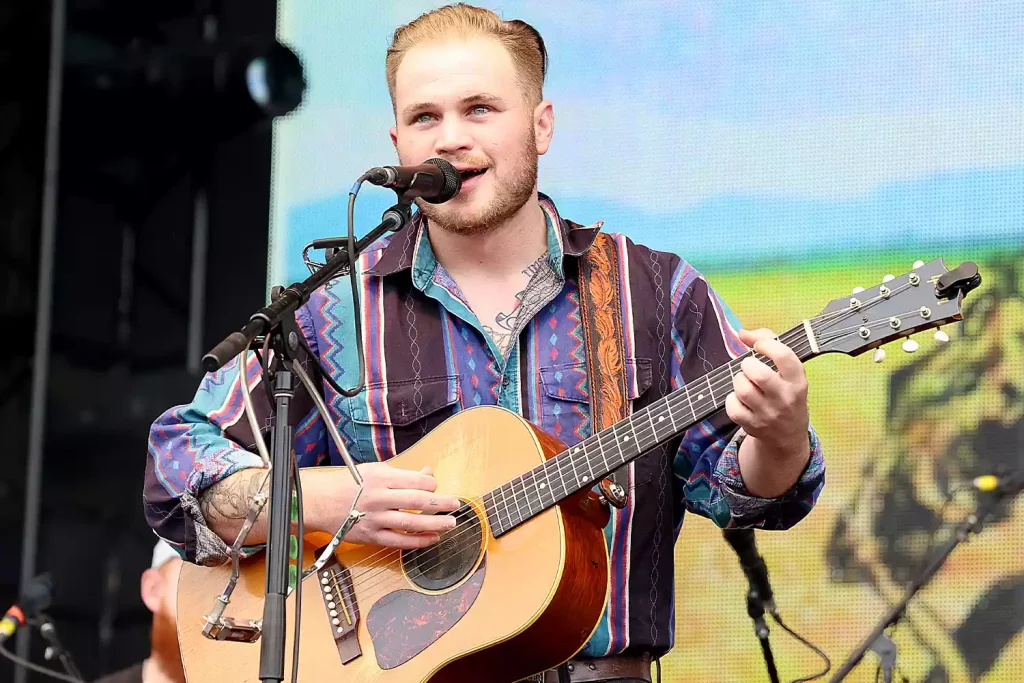 Zach Bryan playing in Austin, Texas in October 2022